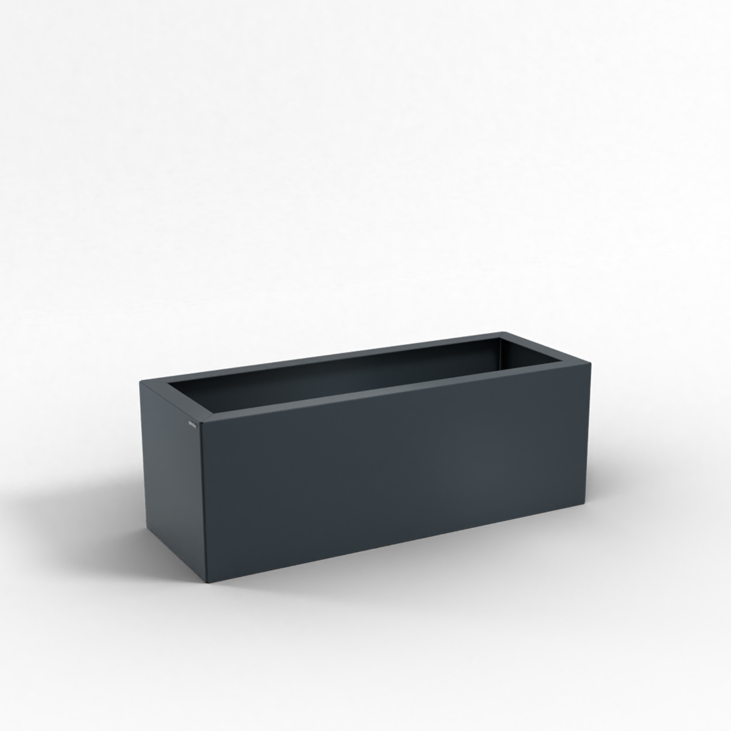 Pflanzkübel-Metall Anthrazit 30x80x28 (RAL 7016)