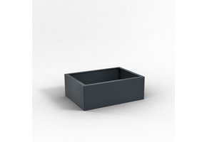 Pflanzkübel-Metall Anthrazit 60x80x28 (RAL 7016)