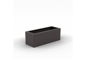 Pflanzkübel-Metall Grau-Metallic 30x80x28 (DB 703)