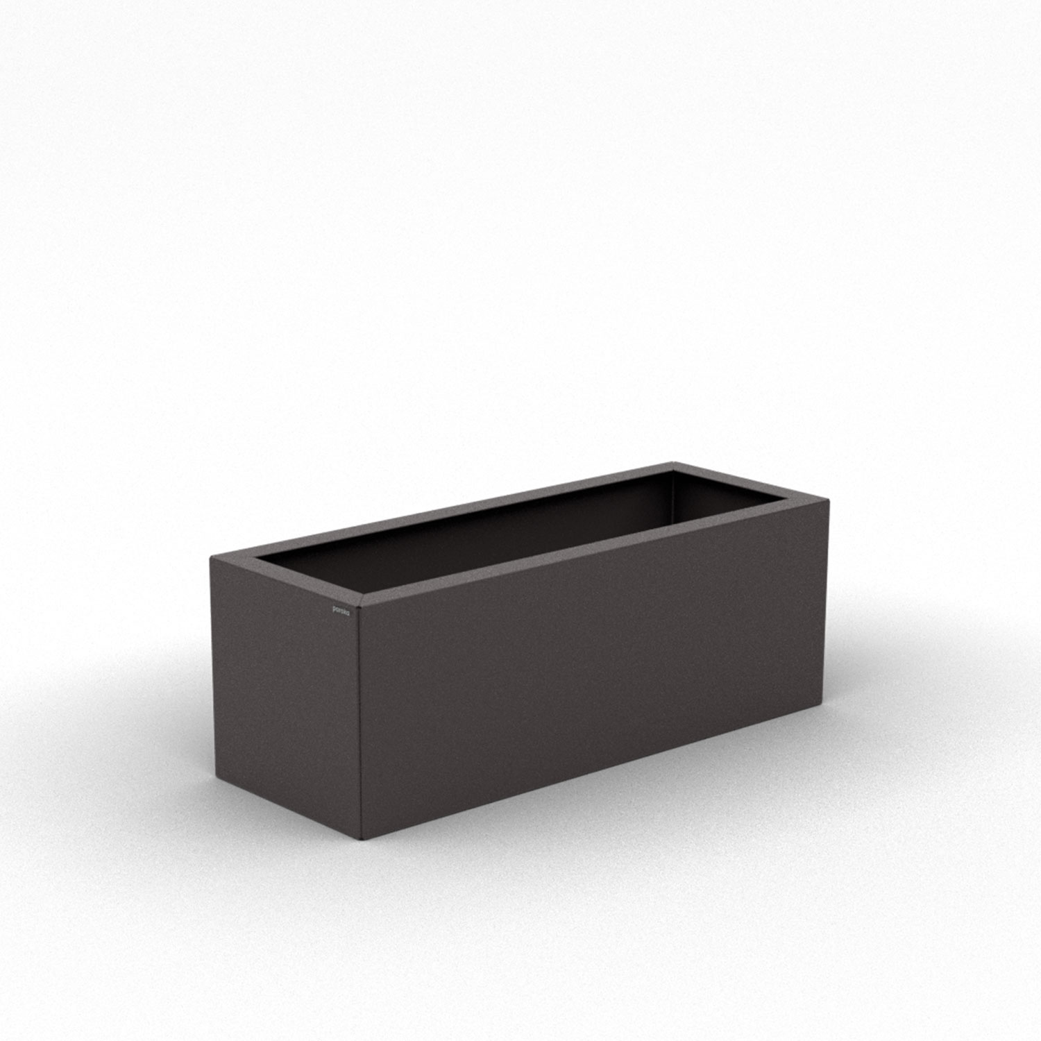 Pflanzkübel-Metall Grau-Metallic 30x80x28 (DB 703)