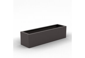 Pflanzkübel-Metall Grau-Metallic 30x110x28 (DB 703)