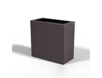 Pflanzkübel-Metall Grau-Metallic 30x60x57 (DB 703)