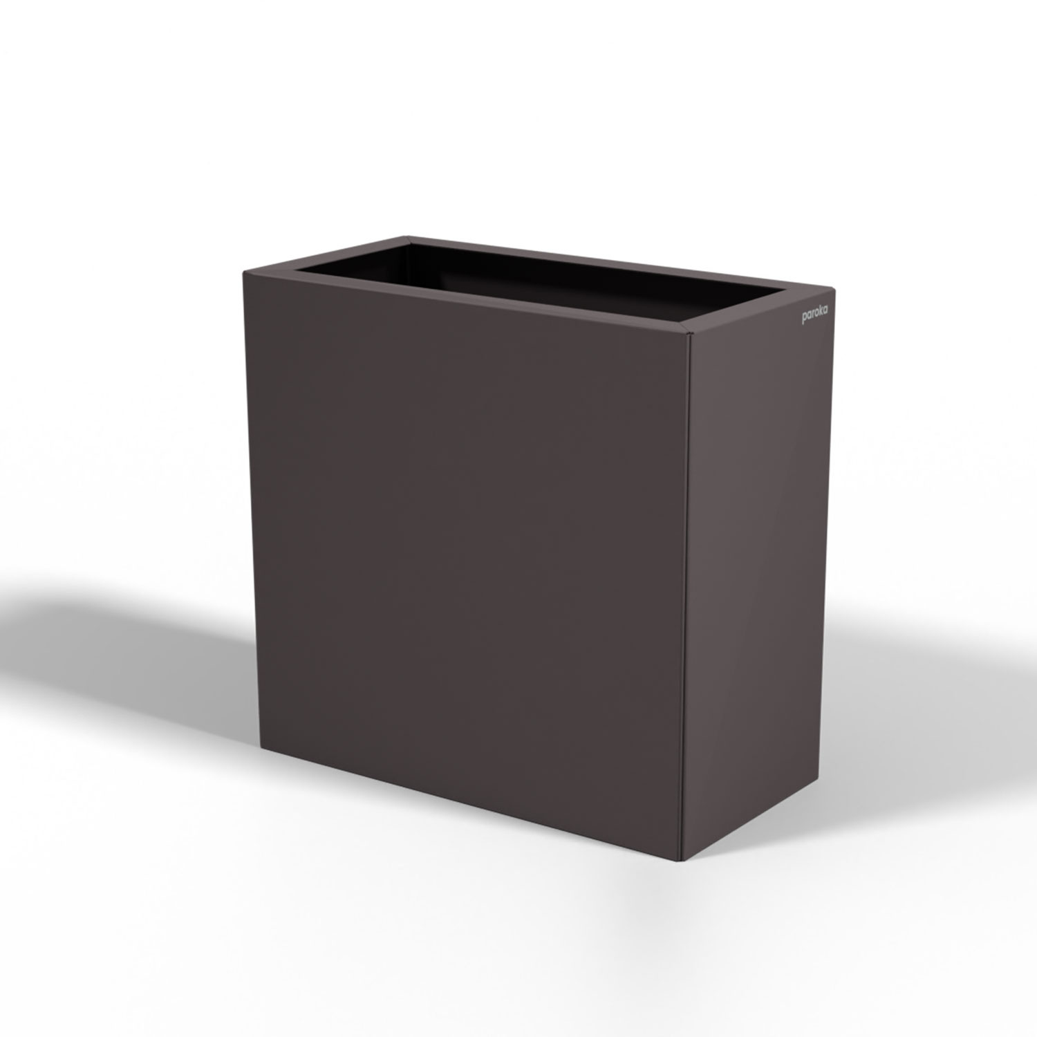 Pflanzkübel-Metall Grau-Metallic 30x60x57 (DB 703)