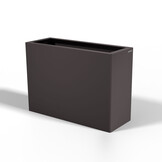 Pflanzkübel-Metall Grau-Metallic 30x80x57 (DB 703)