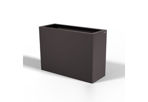 Pflanzkübel-Metall Grau-Metallic 30x80x57 (DB 703)