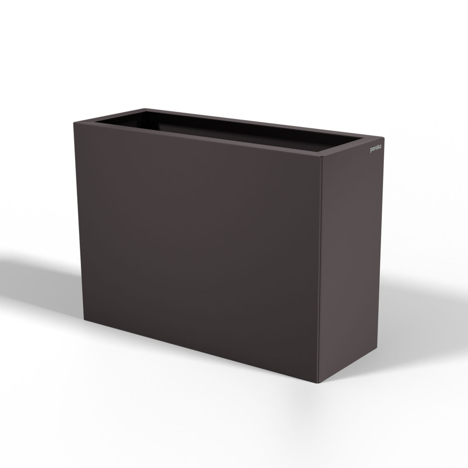 Pflanzkübel-Metall Grau-Metallic 30x80x57 (DB 703)