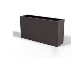 Pflanzkübel-Metall Grau-Metallic 30x110x57 (DB 703)