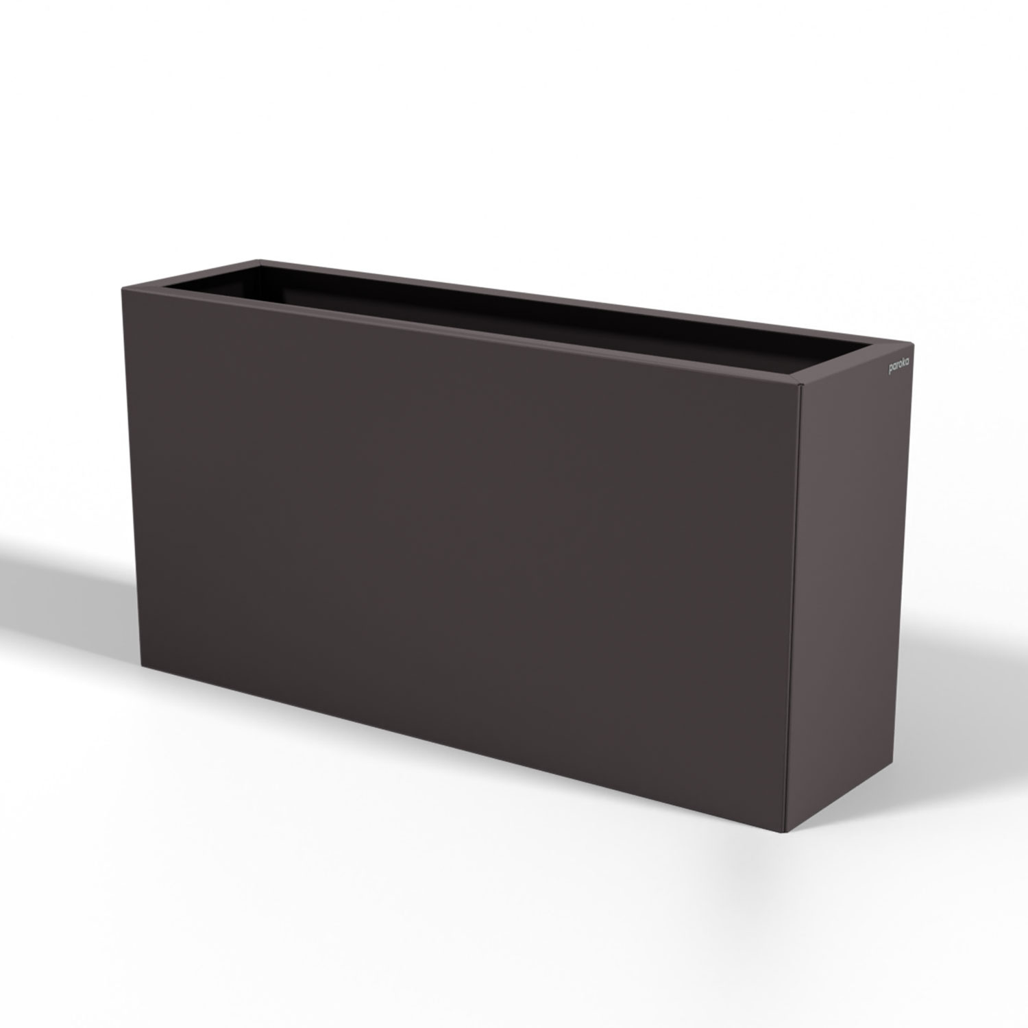 Pflanzkübel-Metall Grau-Metallic 30x110x57 (DB 703)