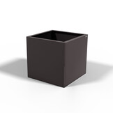 Pflanzkübel-Metall Grau-Metallic 60x60x57 (DB 703)