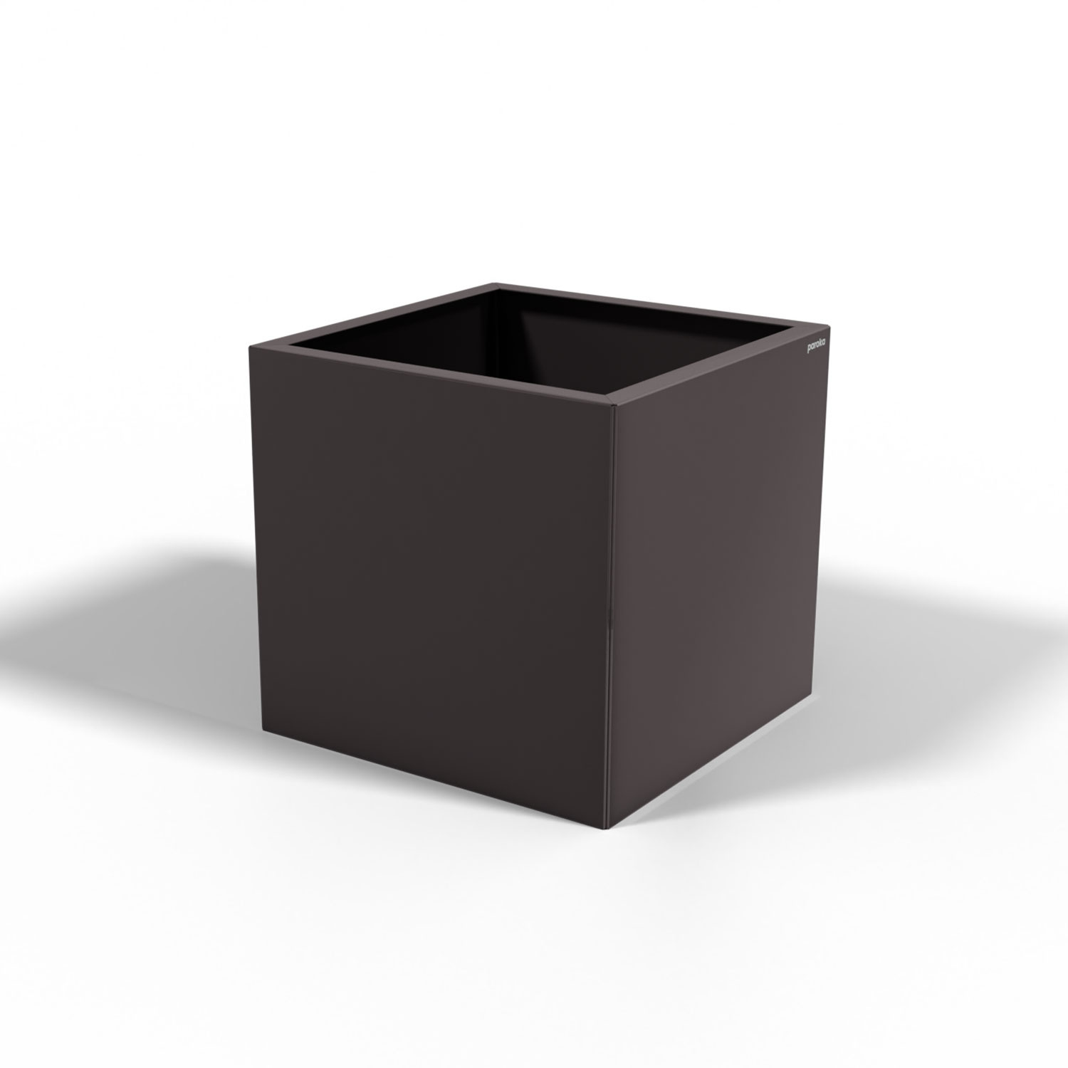 Pflanzkübel-Metall Grau-Metallic 60x60x57 (DB 703)