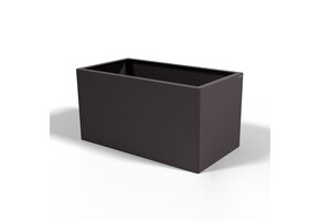 Pflanzkübel-Metall Grau-Metallic 60x110x57 (DB 703)