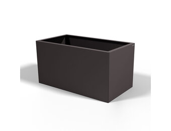 Pflanzkübel-Metall Grau-Metallic 60x110x57 (DB 703)