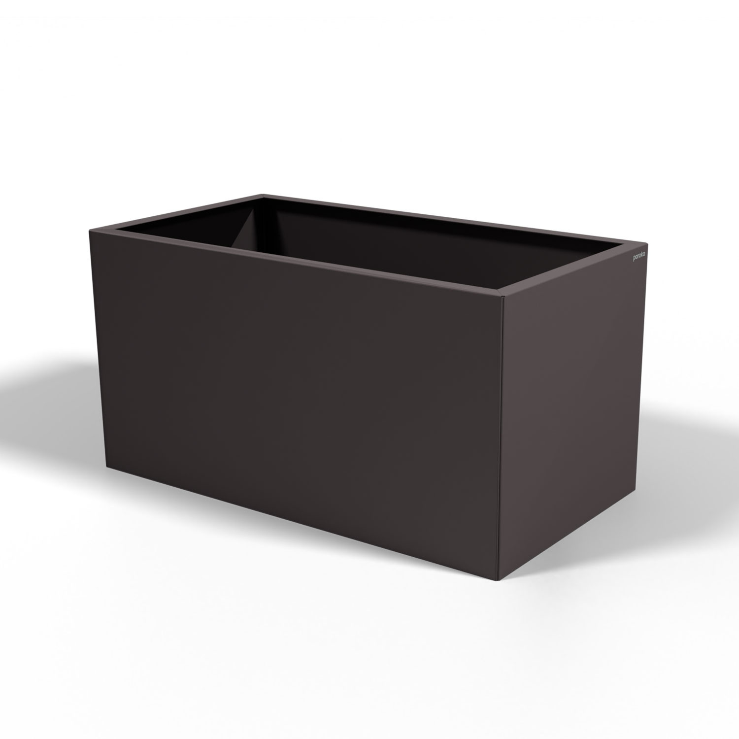 Pflanzkübel-Metall Grau-Metallic 60x110x57 (DB 703)