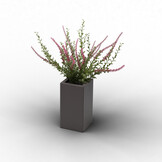 Pflanzkübel-Metall Grau-Metallic 30x30x57 (DB 703)