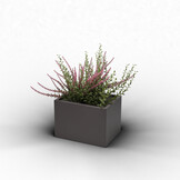 Pflanzkübel-Metall Grau-Metallic 60x80x57 (DB 703)