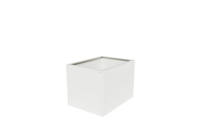 Pflanzkübel-Metall Weiß 60x80x57 (RAL 9016)