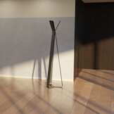 Garderobenständer-Metall Grau-Metallic (DB 703)