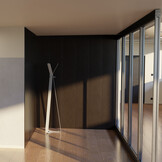 Garderobenständer-Metall Weiß (RAL 9016)