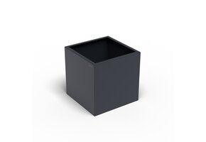 Pflanzkübel-Metall Anthrazit 50x50x50 (RAL 7016)