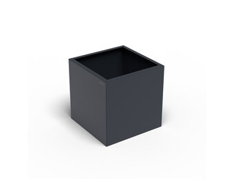 Pflanzkübel-Metall Anthrazit 50x50x50 (RAL 7016)