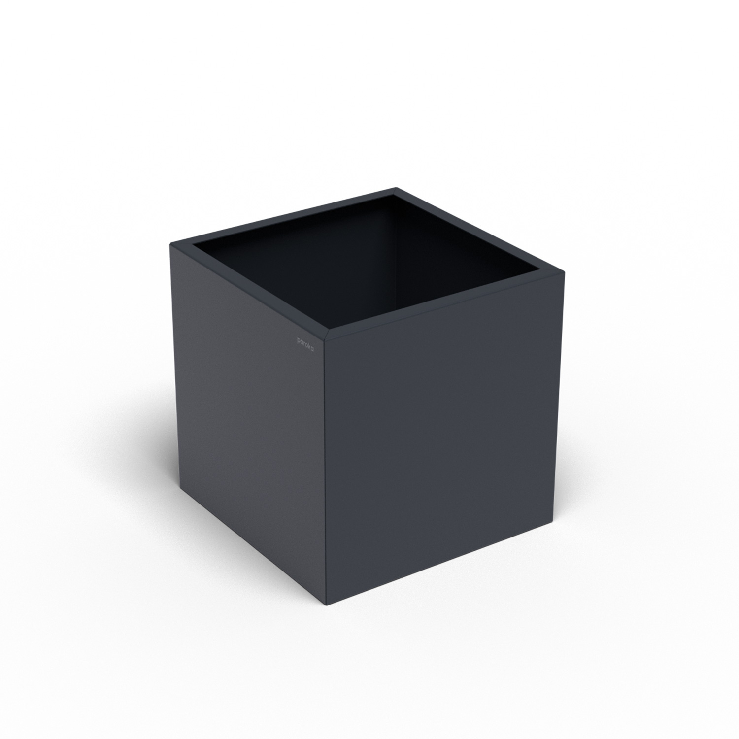 Pflanzkübel-Metall Anthrazit 50x50x50 (RAL 7016)