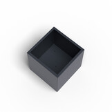 Pflanzkübel-Metall Anthrazit 50x50x50 (RAL 7016)