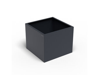Pflanzkübel-Metall Anthrazit 60x60x50 (RAL 7016)