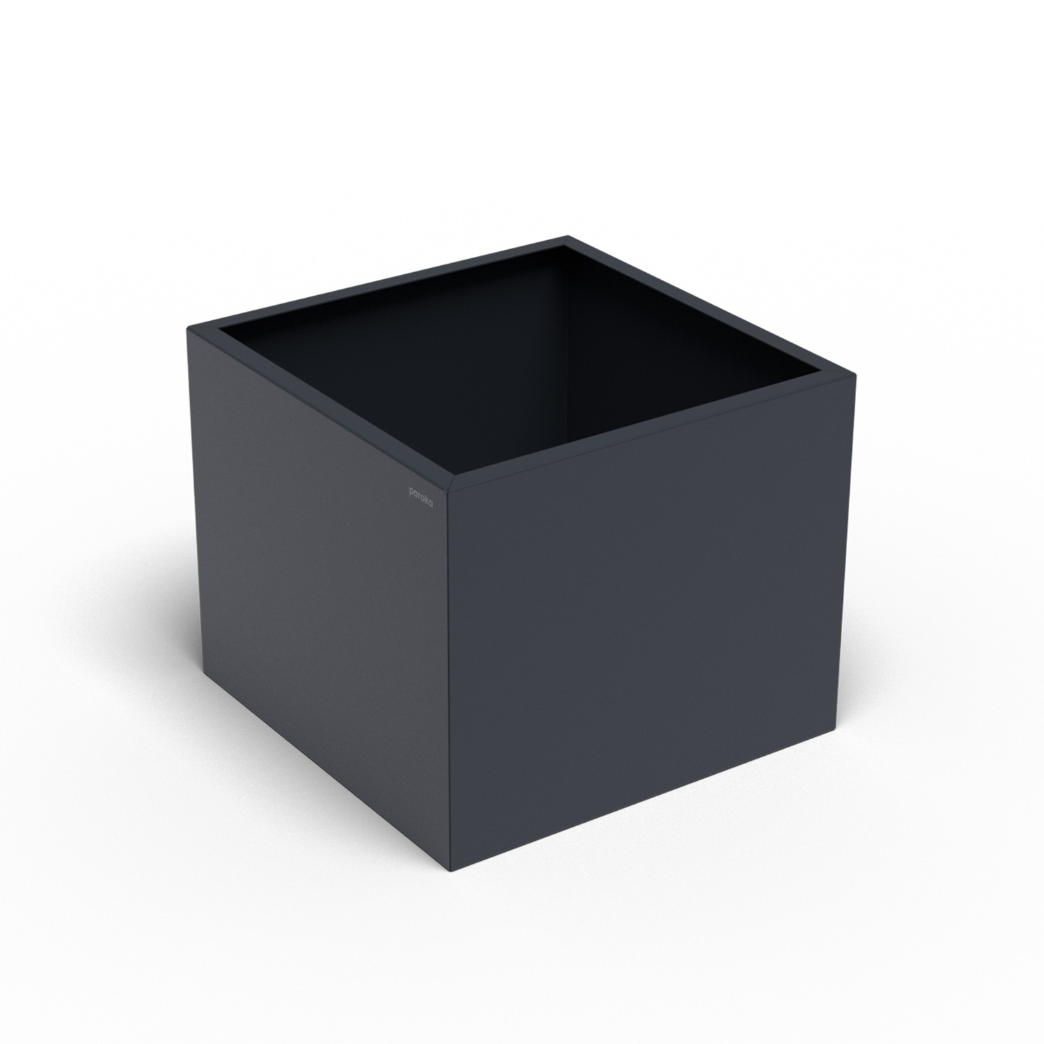 Pflanzkübel-Metall Anthrazit 60x60x50 (RAL 7016)