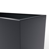 Pflanzkübel-Metall Anthrazit 80x40x50 (RAL 7016)