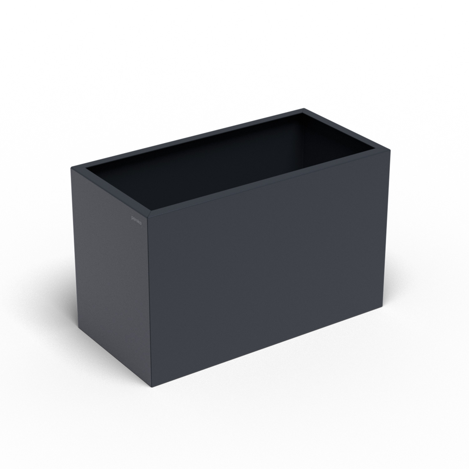 Pflanzkübel-Metall Anthrazit 80x40x50 (RAL 7016)