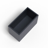 Pflanzkübel-Metall Anthrazit 80x40x50 (RAL 7016)