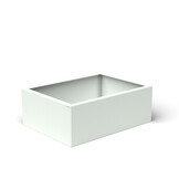 Pflanzkübel-Metall Weiß 60x80x28 (RAL 9016)