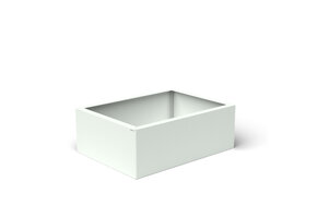 Pflanzkübel-Metall Weiß 60x80x28 (RAL 9016)