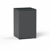 Mülltonnenbox-Metall 1er Anthrazit (RAL7016) ohne Türlöcher