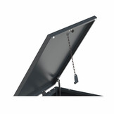 Mülltonnenbox-Metall 1er Anthrazit (RAL7016) ohne Türlöcher