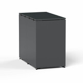 Mülltonnenbox-Metall 2er Anthrazit (RAL7016) ohne Türlöcher