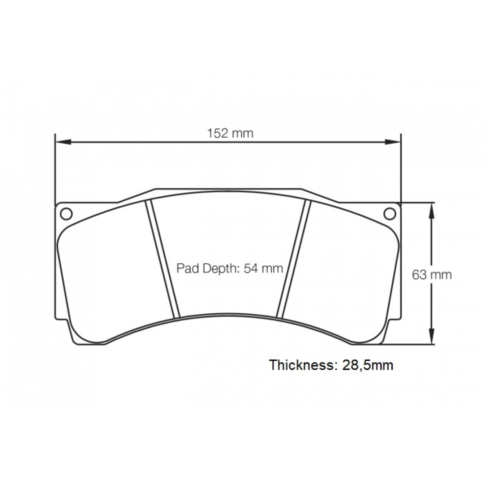 PAGID Racing Raceblok set RSL1E