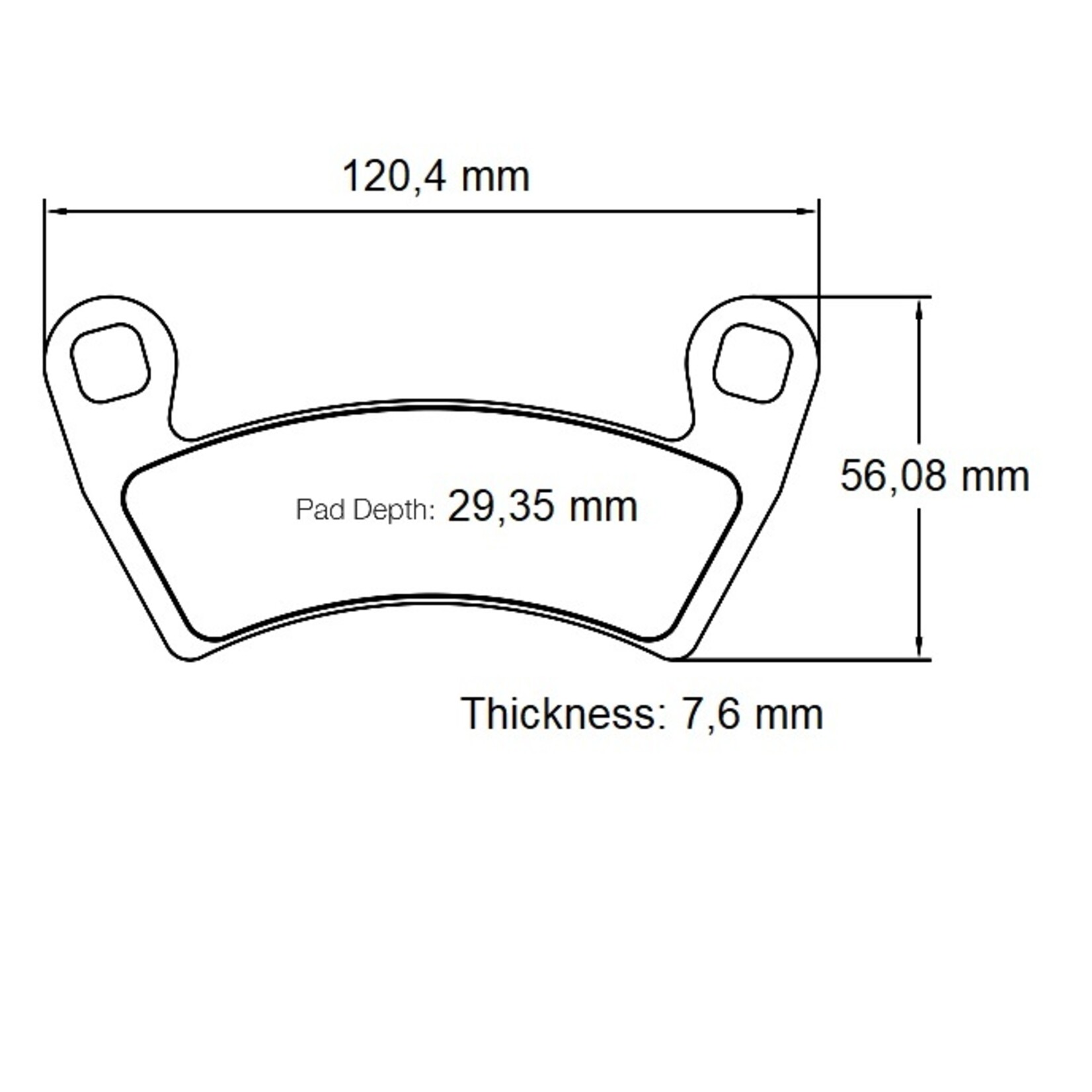 PAGID Racing Raceblok set UTV1
