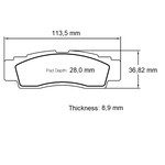 PAGID Racing S6003UT2001