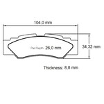 PAGID Racing S6004UT2001