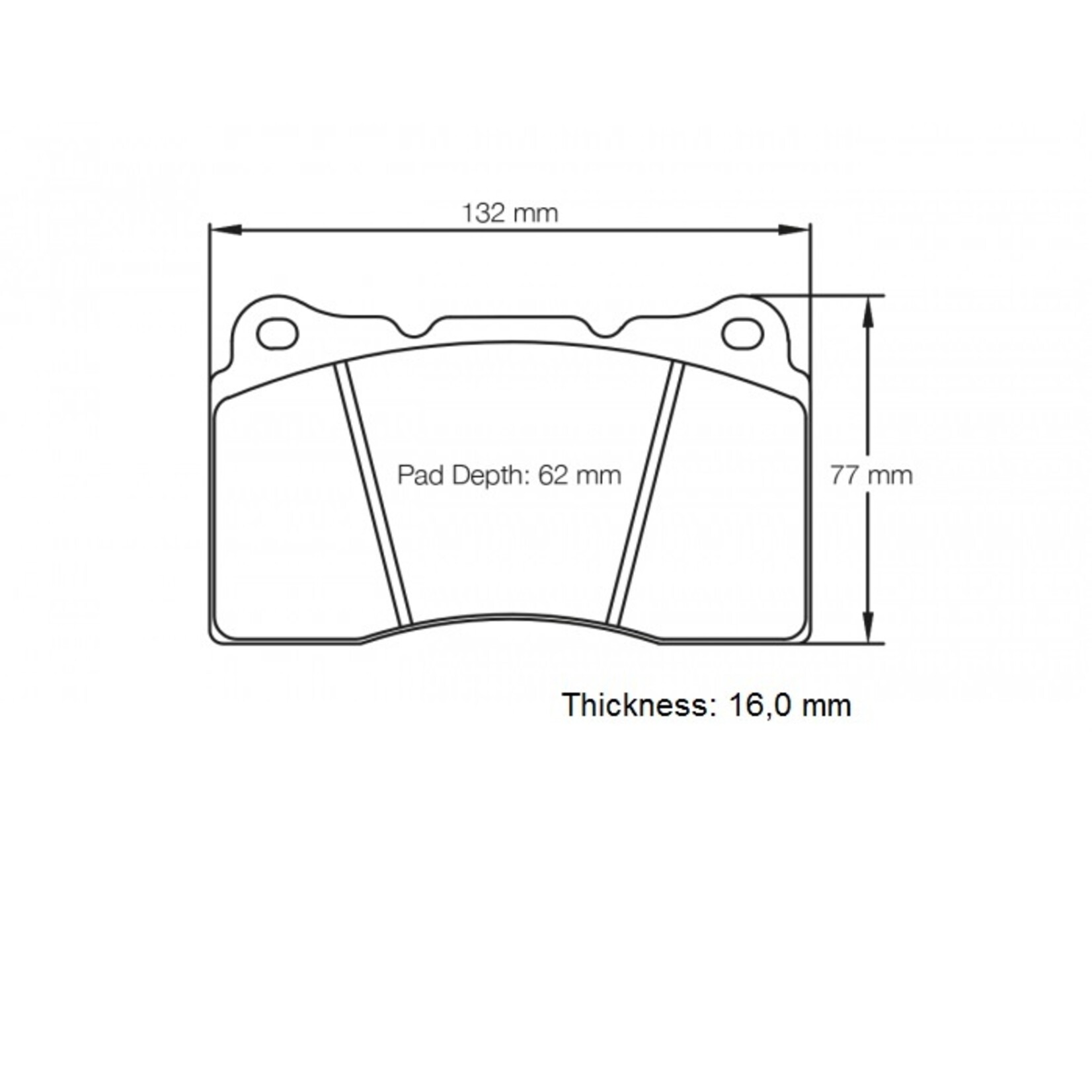 PAGID Racing Raceblok set RST5E