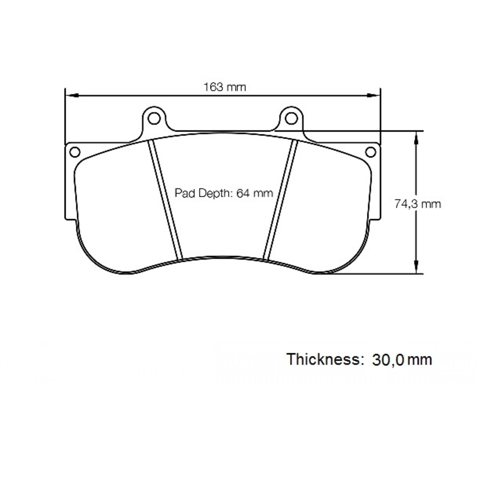 PAGID Racing Raceblok set RST3