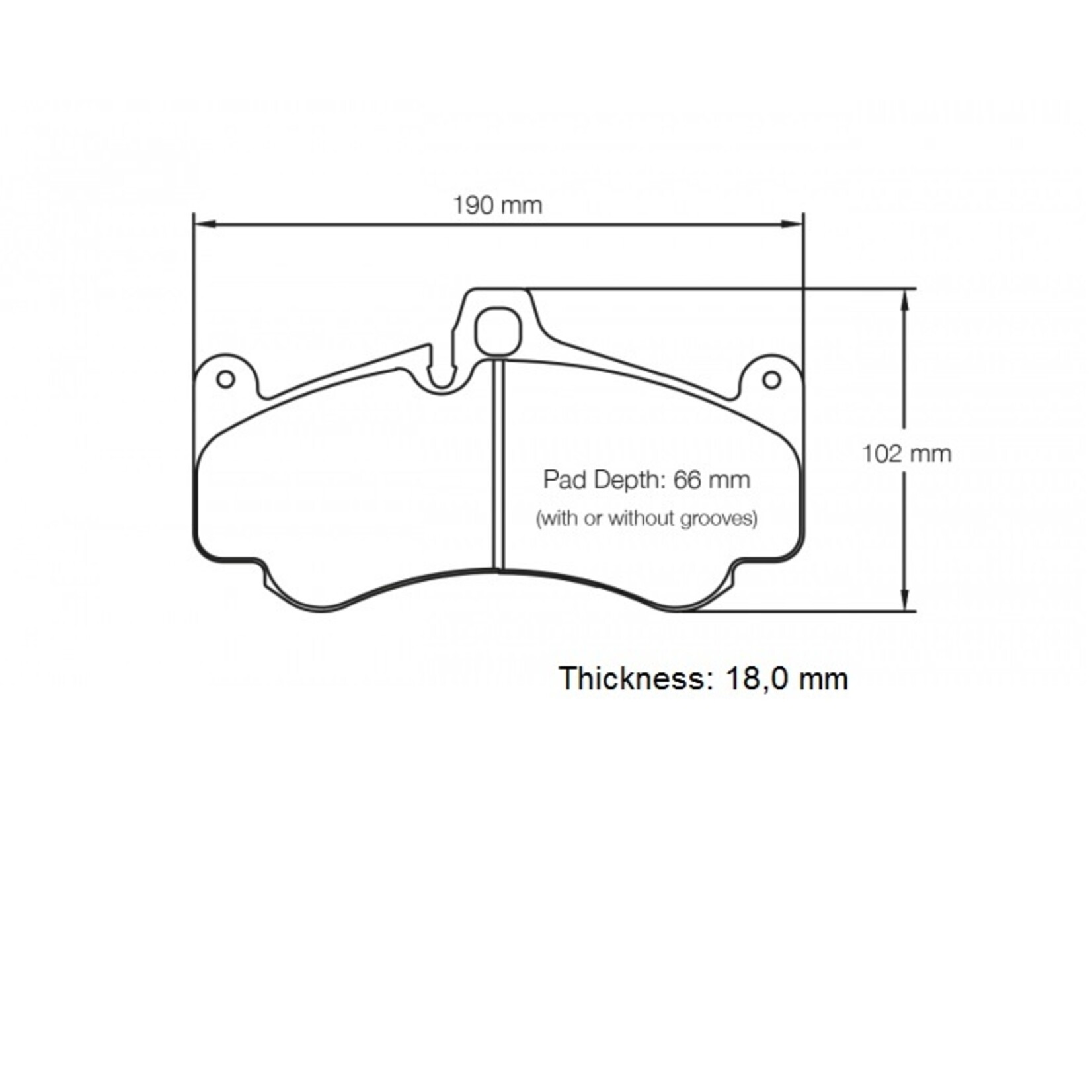 PAGID Racing Raceblok set RSC1