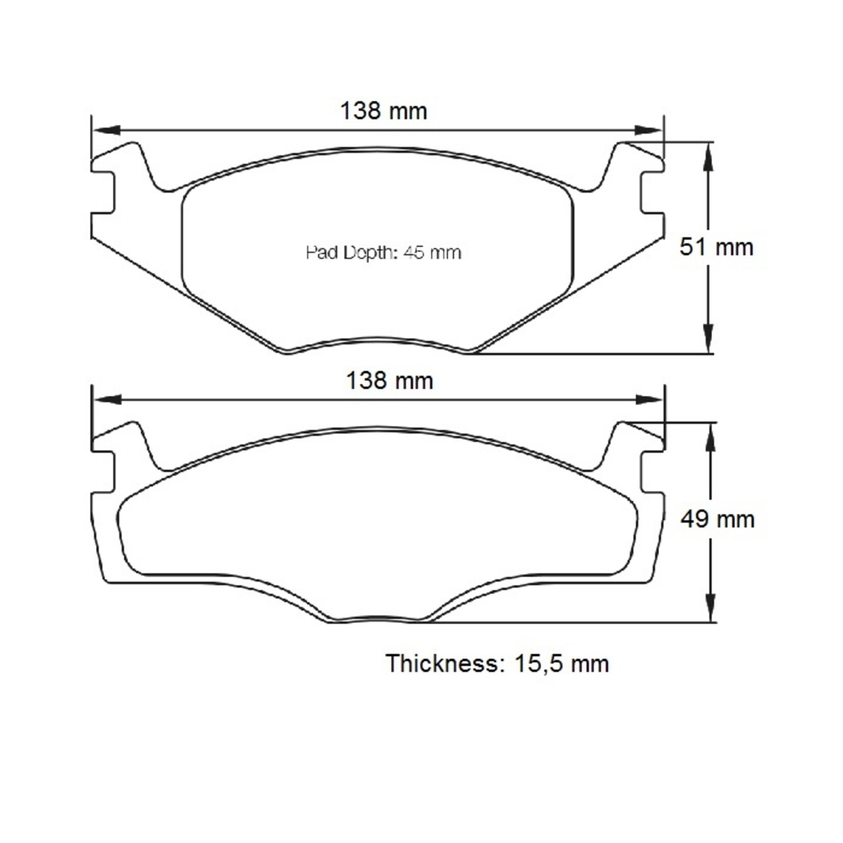 PAGID Racing Raceblok set RSL29