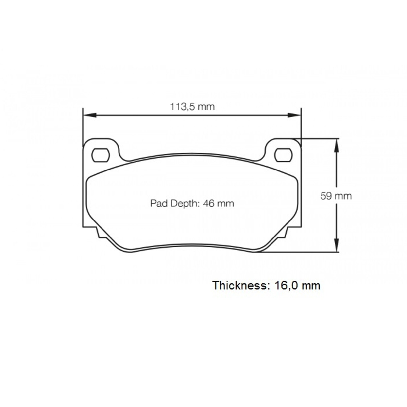 PAGID Racing Raceblok set RS14