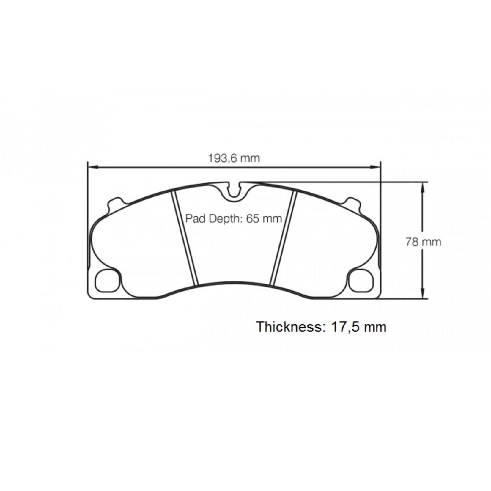 PAGID Racing Raceblok set RSL1