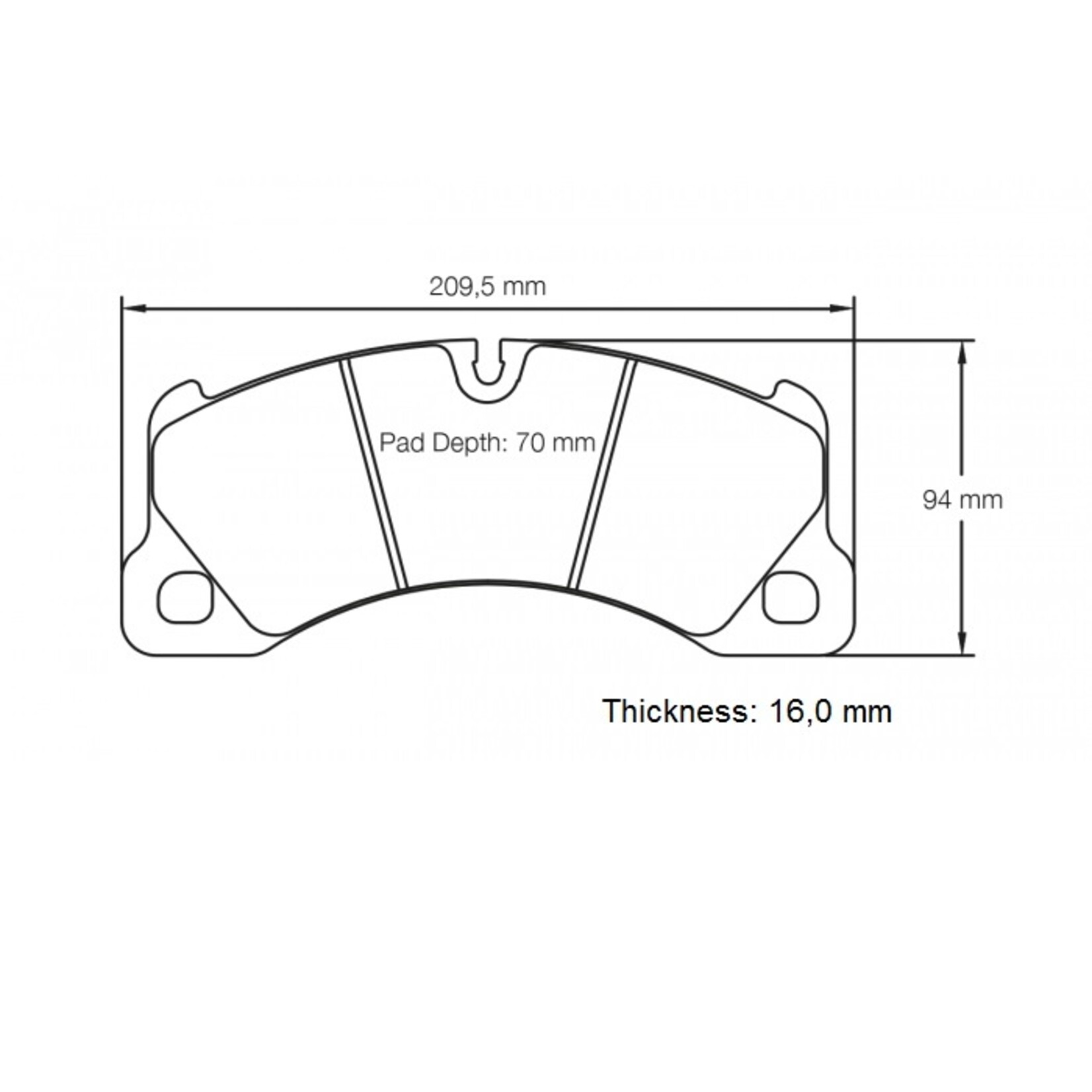 PAGID Racing Raceblok set RSL29