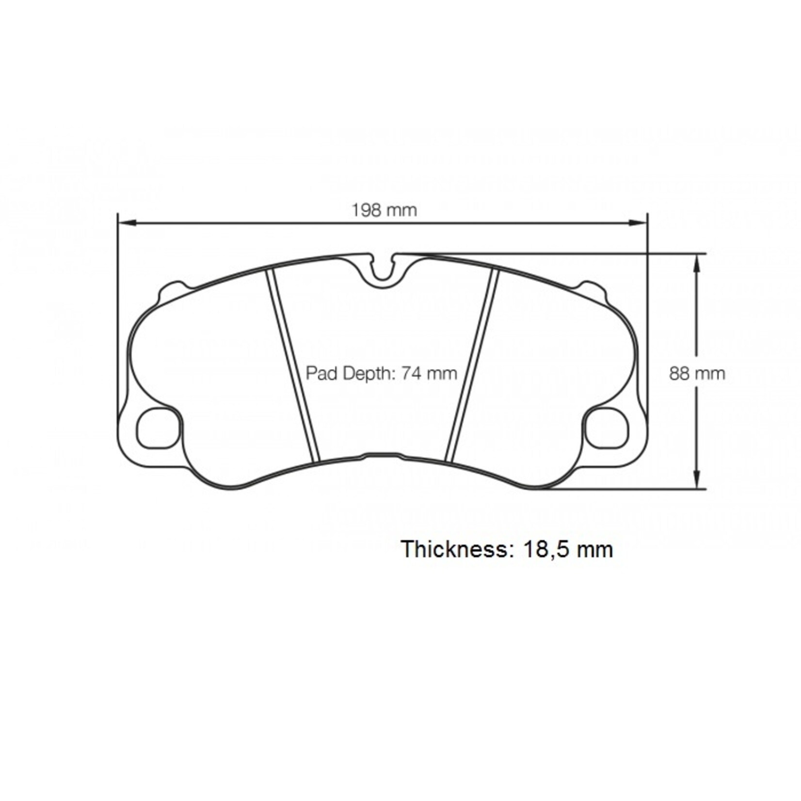 PAGID Racing Raceblok set RSC2