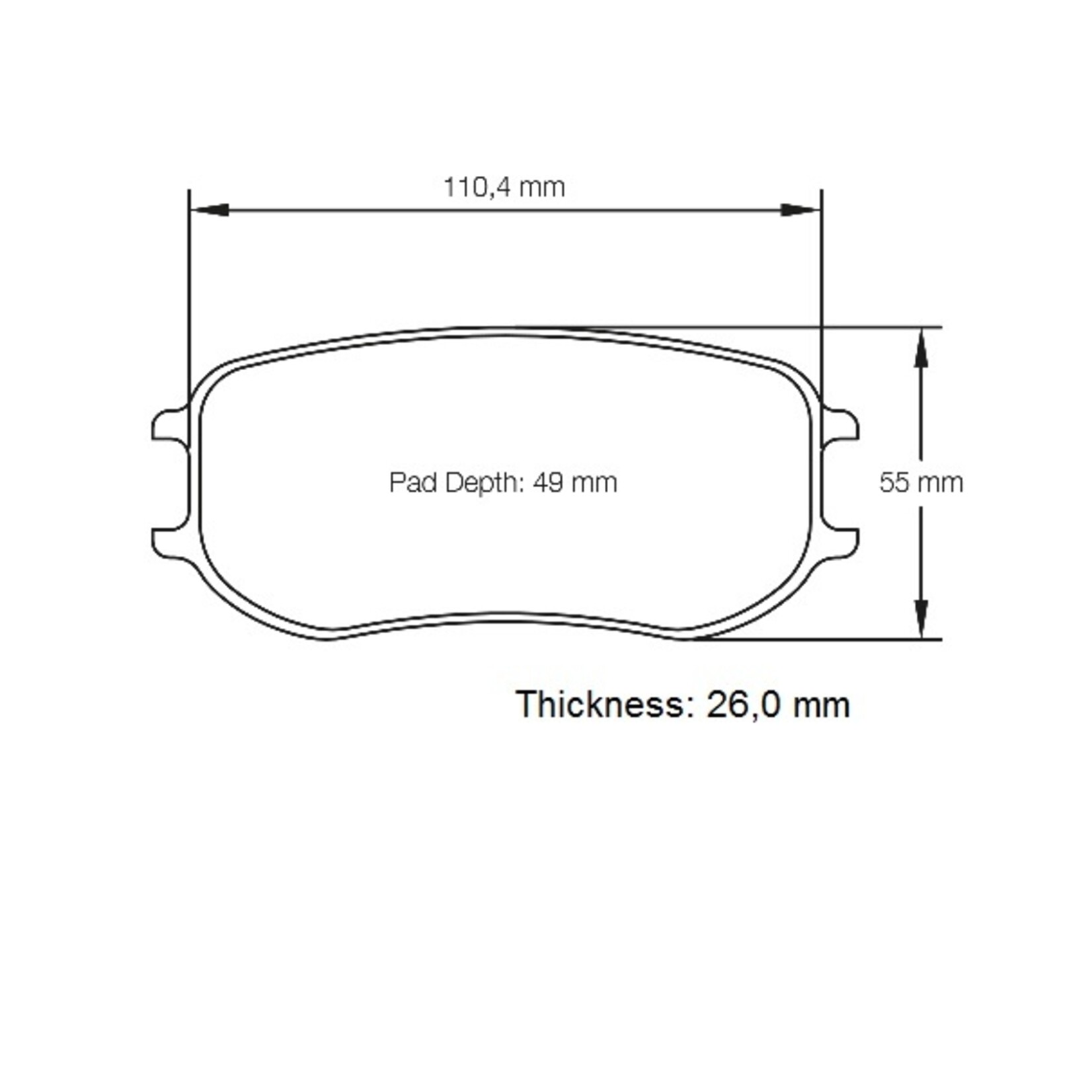 PAGID Racing Raceblok set RSL1
