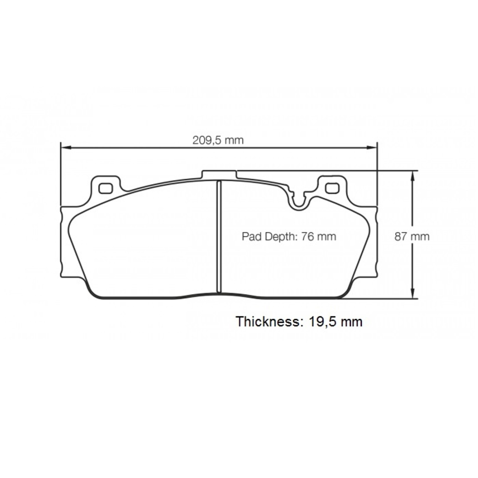 PAGID Racing Raceblok set RSC1